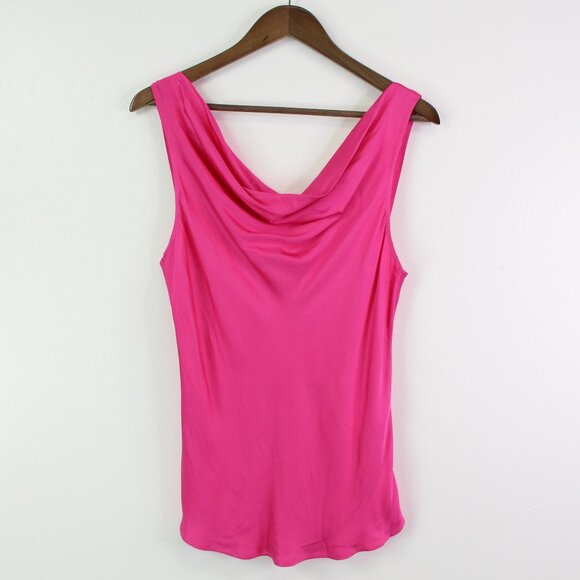 Chloe Kristyn Chloe Cami Cowl Neck Blouse Pink Size S - Picture 1 of 7